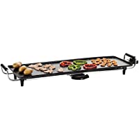 Los mejores  - XXL plancha de cocina de barbacoa con fuerte 1800 W (japonés Barbacoa- Parrilla de Barbacoa Eléctrica- mesa- parrilla de…